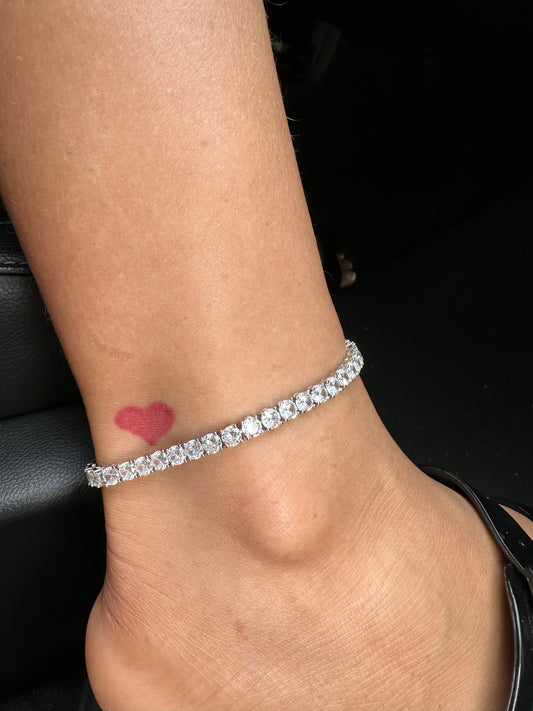 Diamonds Dancing Anklet